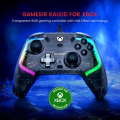 GameSir Kaleid Xbox Gaming Controller Wired Gamepad for Xbox Series X, Xbox Series S, Xbox One, Hall Effect Joystick