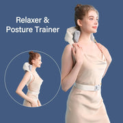 Neck Shoulder Massager Deep Tissue Shiatsu Back Massagers With Kneading Squeeze Muscles Massage Trapezius Muscle Massager