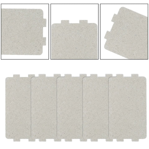 5pcs Universal Microwave Oven Mica Sheet Kitchen Accessories Wave Guide Waveguide Cover Sheet Plates 11.6 X 6.5cm