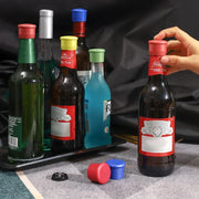1/5pcs Wine Stoppers Reusable Silicone Corks Wine Glass Beverages Beer