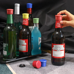 1/5pcs Wine Stoppers Reusable Silicone Corks Wine Glass Beverages Beer