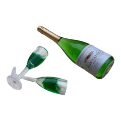 6 Pieces Miniature Goblets & Wine Beer Bottles Dollhouse Party Groceries Kitchen Garden Decoration