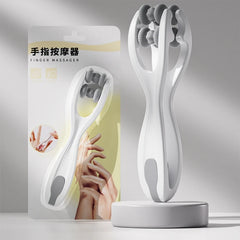Handheld Hand Massager Silicone Finger Massager Double Roller Hand Massager Hand Care Tool Finger Roller Massager