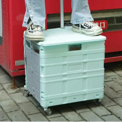 Foldable Ousehold Shopping Carts Portable Outdoor Camping Handcart