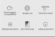 EU/UK/US Multifunctional Portable 2200W High-power Electric Induction Cooktop 110V/220V Home Kitchen Touch Panel Desktop Burner