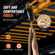VEVOR Gym Climbing Rope 10 ft Length Gym Fitness Training Rope Gym Exercise Workout Rope for Adults, Climbing Rope for Fitness