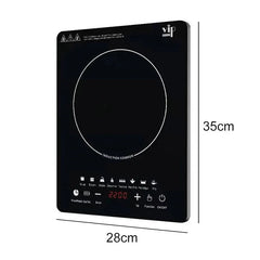 EU/UK/US Multifunctional Portable 2200W High-power Electric Induction Cooktop 110V/220V Home Kitchen Touch Panel Desktop Burner