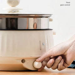 Electric hot pot Noodle cooking small electric cooker electric cooker multi-functional household electric cooker stir-frying pan