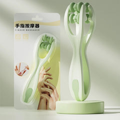 Handheld Hand Massager Silicone Finger Massager Double Roller Hand Massager Hand Care Tool Finger Roller Massager