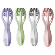 Handheld Hand Massager Silicone Finger Massager Double Roller Hand Massager Hand Care Tool Finger Roller Massager
