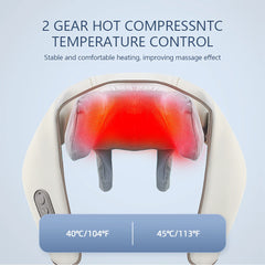 Foreverlily Neck And Back Massager Neck And Shoulder Massager Trapezius Massager Electric Neck Massager