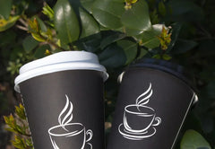 Disposable Thickened Paper Cups Heat Resistant Anti-scalding For Hot Beverage