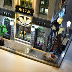 LED Light Set For 10251 compatible 15001 Brick Bank (Only LED Light, NOT Include The Model Bricks)