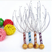 Octopus Head Massager Scalp Massager Relaxation Relief Body Massager Remove Muscle Tension Tiredness Metal Head Relax Massager