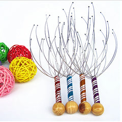 Octopus Head Massager Scalp Massager Relaxation Relief Body Massager Remove Muscle Tension Tiredness Metal Head Relax Massager