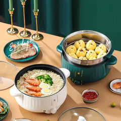 Electric hot pot Noodle cooking small electric cooker electric cooker multi-functional household electric cooker stir-frying pan