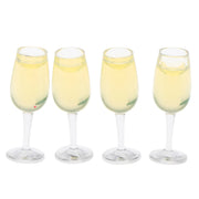 6 Pieces Miniature Goblets & Wine Beer Bottles Dollhouse Party Groceries Kitchen Garden Decoration