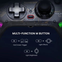 GameSir Kaleid Xbox Gaming Controller Wired Gamepad for Xbox Series X, Xbox Series S, Xbox One, Hall Effect Joystick