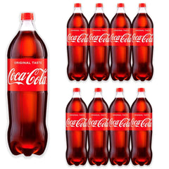 Coca-Cola Carbonated drink 2 L x 8 pieces