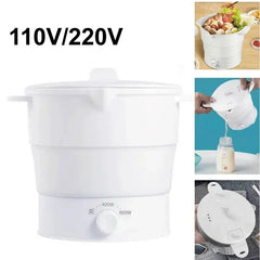 Foldable Electric Cooker Mini Multifunction Hot Pot Food Steamer Cooking Machine for Dormitory NoodleCooker   multi cooker