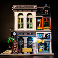 LED Light Set For 10251 compatible 15001 Brick Bank (Only LED Light, NOT Include The Model Bricks)
