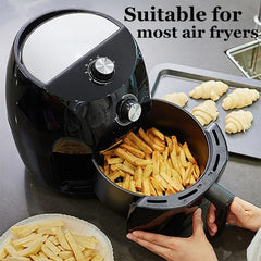 Metal Air Fryer Baking Pan Air Fryer Tray Kitchen Air Fryer Cooking Accessories