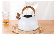 1pc 2.5/3L Liter Stainless Steel Whistle Kettle Thickened Kettle Gas Induction Cooker Universal Kettle Whistle Kettle
