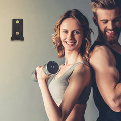 Ao Pole Hanger Dumbbells Barbell Rod Storage Rack Racks Wall Holder Fitness Equipment Steel Mounted Dumbell
