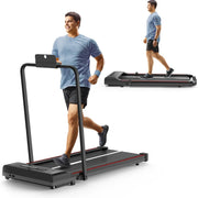 Bigzzia Treadmill Walking Pad Foldable Treadmills for Home Foldable 1-10 km/h, Folding Treadmill Desk with Remote Control