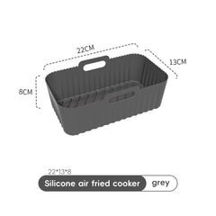 Silicone Pot Air Fryer Liners for Ninjas Dual Air Fryer, Reusable Double Silicone Air Fryer Liner, Air Fryer Accessories Air Fry