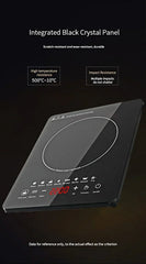 EU/UK/US Multifunctional Portable 2200W High-power Electric Induction Cooktop 110V/220V Home Kitchen Touch Panel Desktop Burner