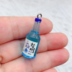 10pcs Alcohol Drink Bottle Charms Simulation Beverages Pendants for Earrings
