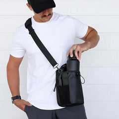 Magnetic Gym Bag Large Capacity Magnetic Carrier Bag With Phone Pocket Portable Gym Water Bottle Pouch Gym magnetic kettle bag