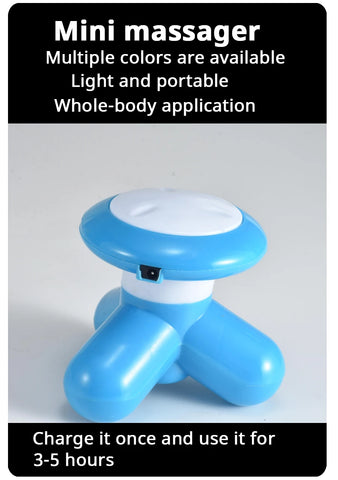 Triangle Massager Cervical Spine Leg Mini Massager Body Massager Electric Wire Control Massager