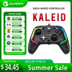 GameSir Kaleid Xbox Gaming Controller Wired Gamepad for Xbox Series X, Xbox Series S, Xbox One, Hall Effect Joystick