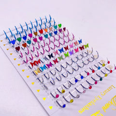 Silver Diamond False Eyelash Extension Glitter Individual Lashes For Party Makeup Mink Natural Fairy Beauty Lashes Wholesales