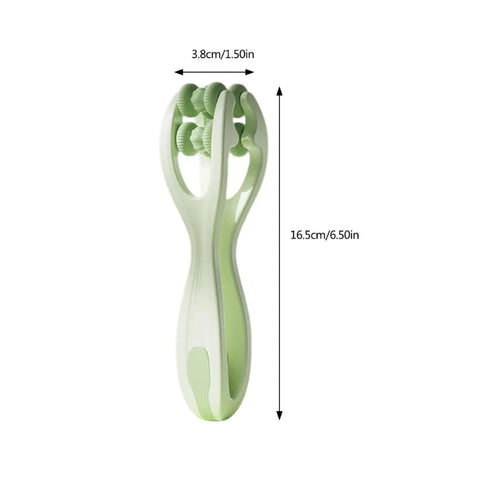 Handheld Hand Massager Silicone Finger Massager Double Roller Hand Massager Hand Care Tool Finger Roller Massager