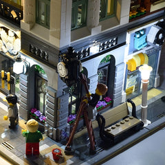 LED Light Set For 10251 compatible 15001 Brick Bank (Only LED Light, NOT Include The Model Bricks)