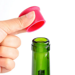 1/5pcs Wine Stoppers Reusable Silicone Corks Wine Glass Beverages Beer