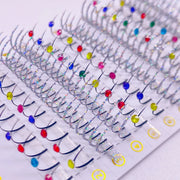 Silver Diamond False Eyelash Extension Glitter Individual Lashes For Party Makeup Mink Natural Fairy Beauty Lashes Wholesales