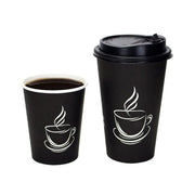 Disposable Thickened Paper Cups Heat Resistant Anti-scalding For Hot Beverage