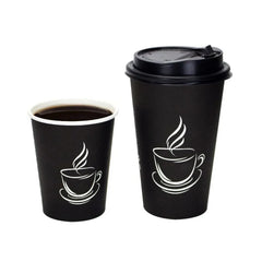 Disposable Thickened Paper Cups Heat Resistant Anti-scalding For Hot Beverage