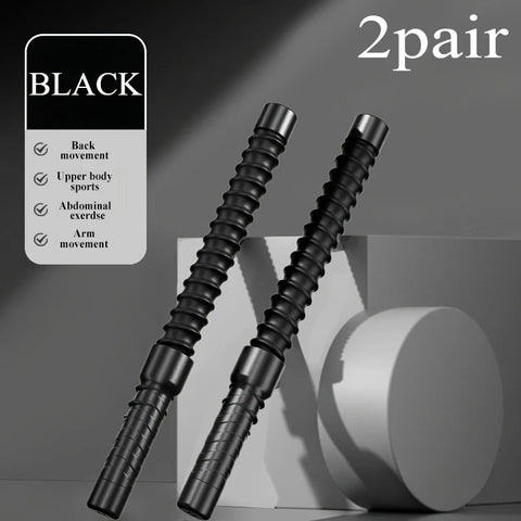 Stainless Steel Fitness Stick - Strength And Muscle Exercise Fitness Tool With Strong Rebound Inertia Suitable For Home Fitness